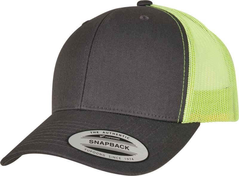 charcoal/neon green