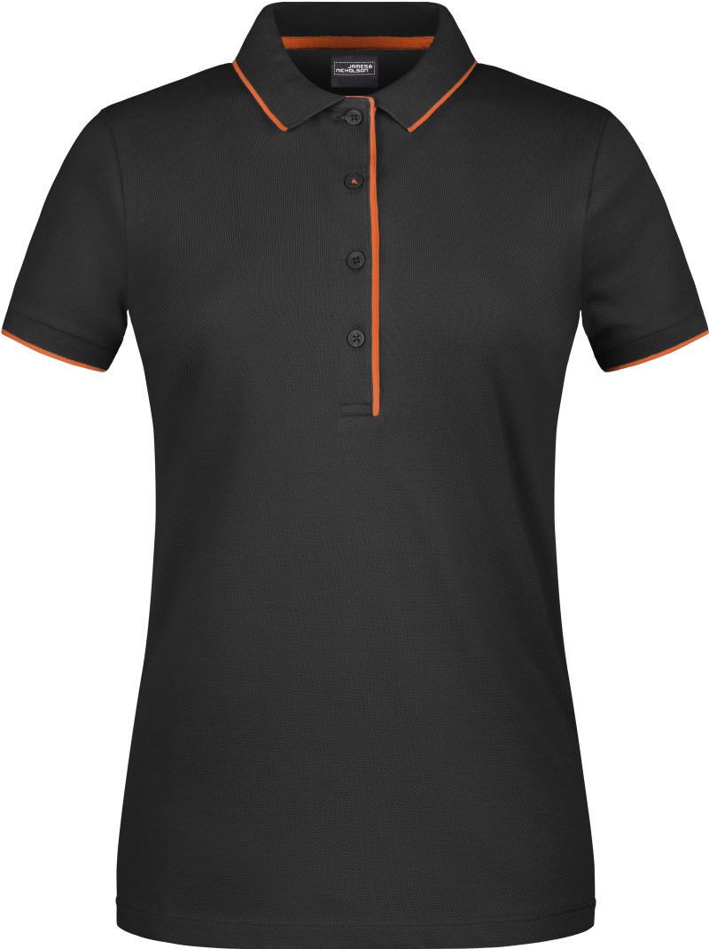 black/orange