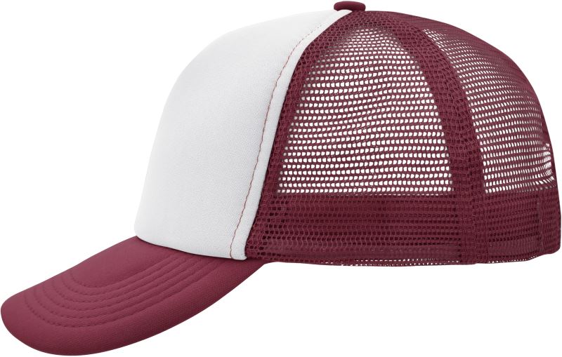 white/burgundy
