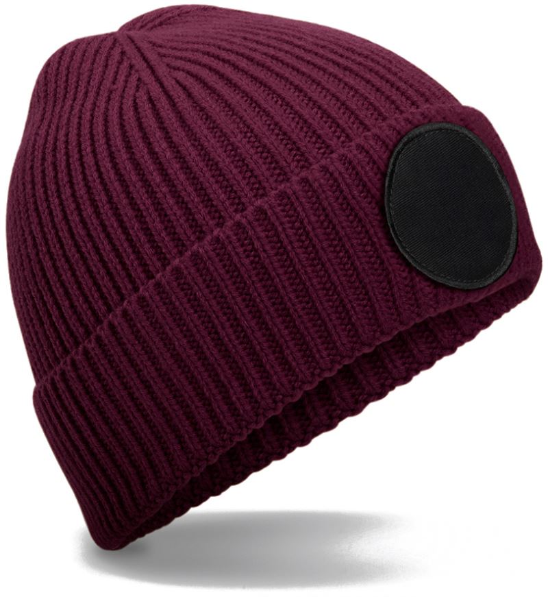 burgundy/black