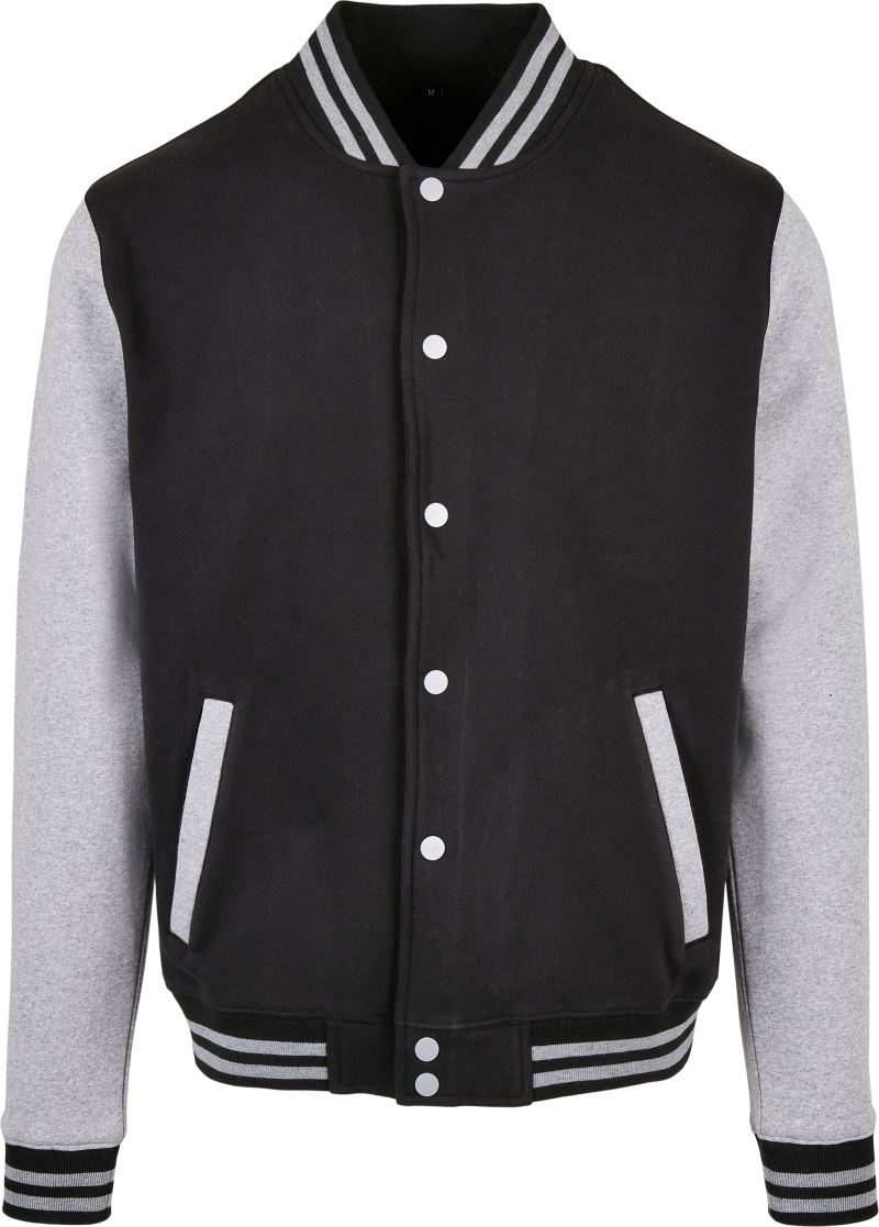 black/heather grey
