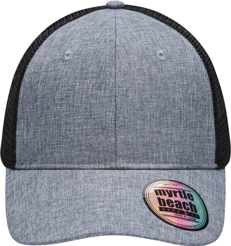 grey melange/black