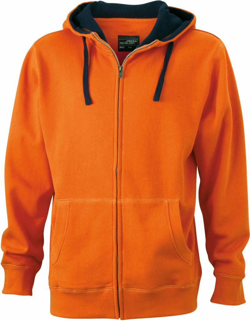 dark orange/navy