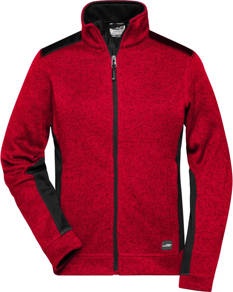 red melange/black