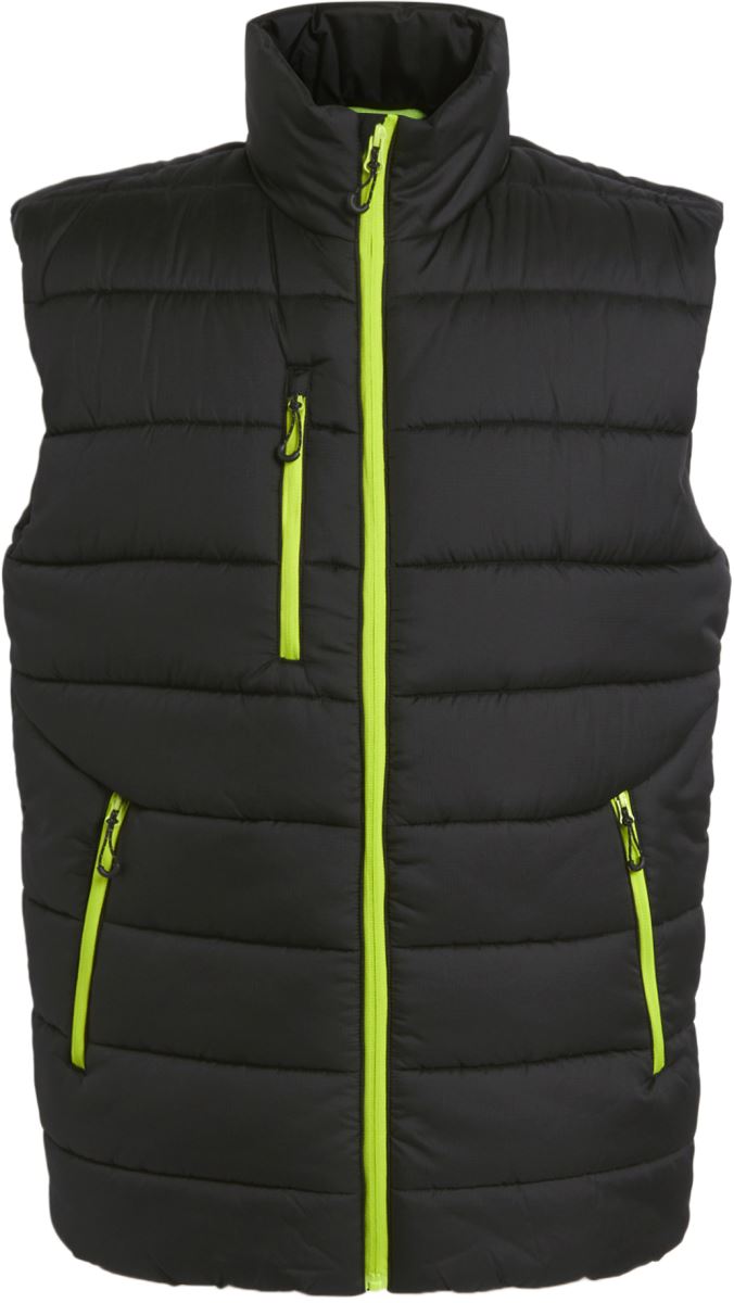 black/lime green