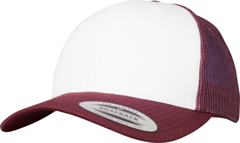 maroon/white/maroon
