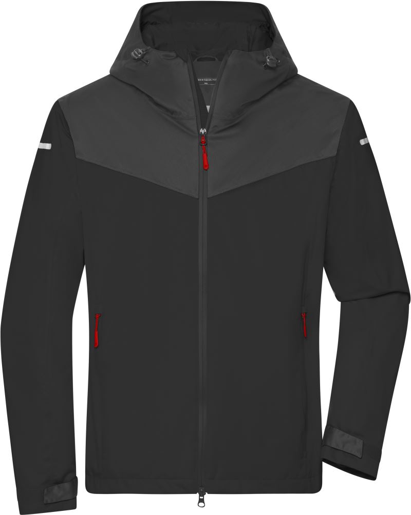 black/carbon/light red