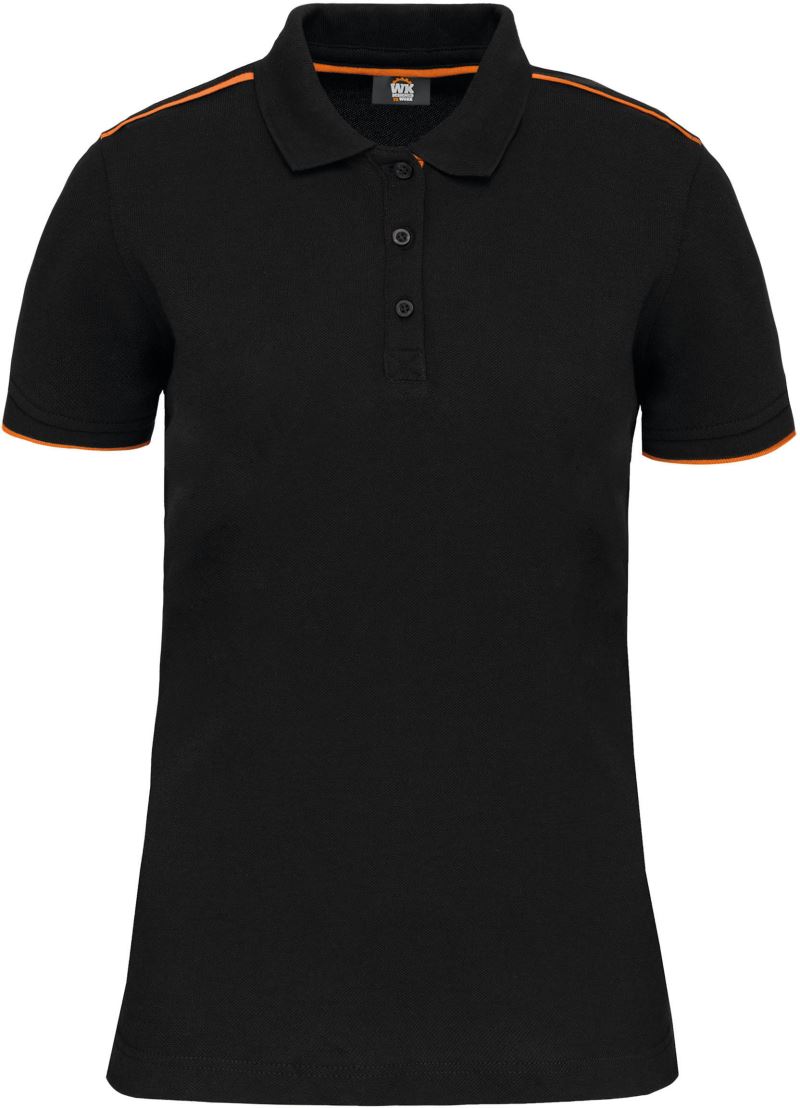 black/orange
