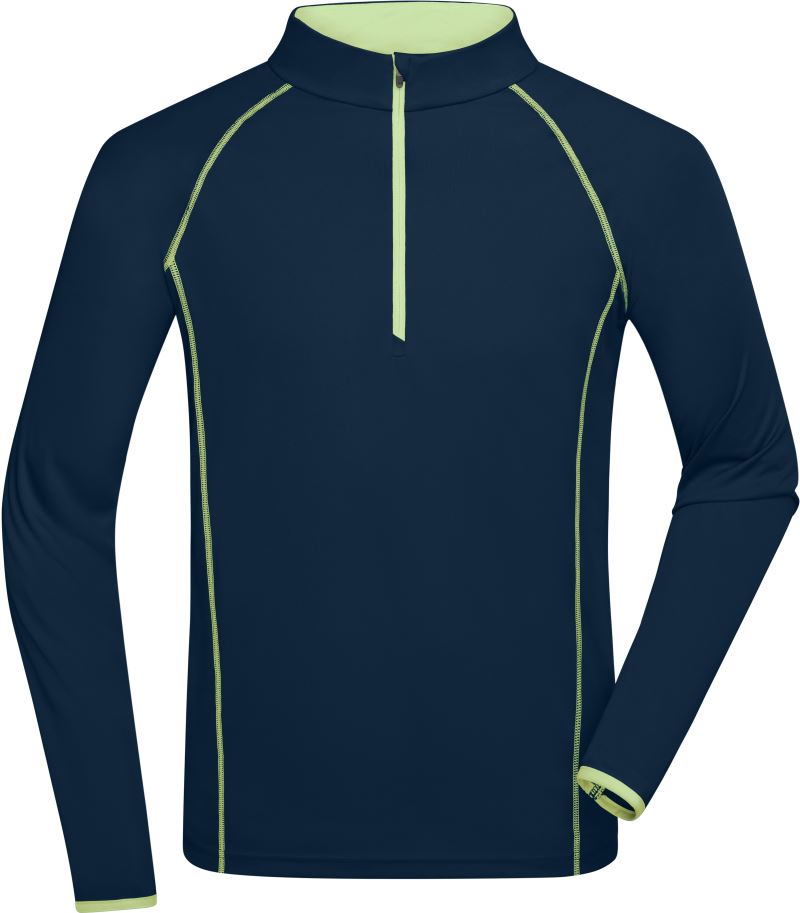 navy/bright yellow