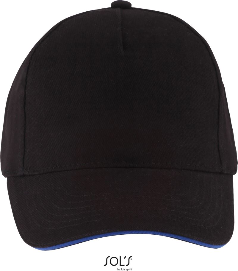 black/royal blue