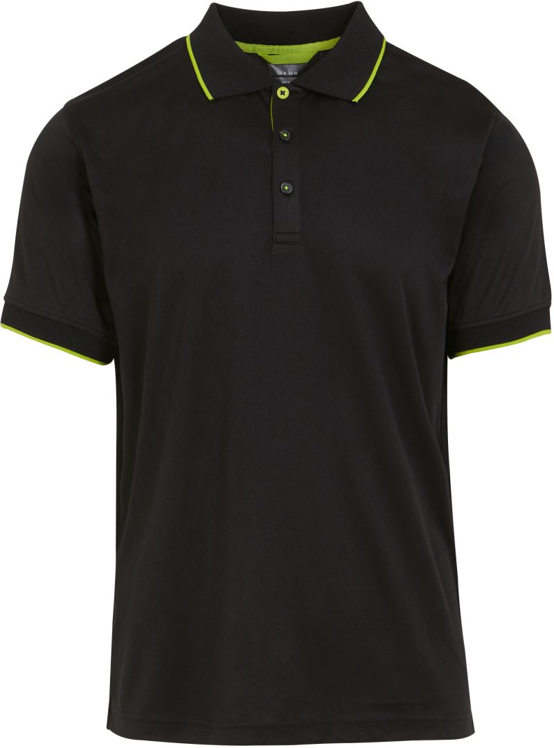 black/lime green