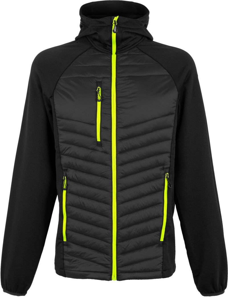black/lime green