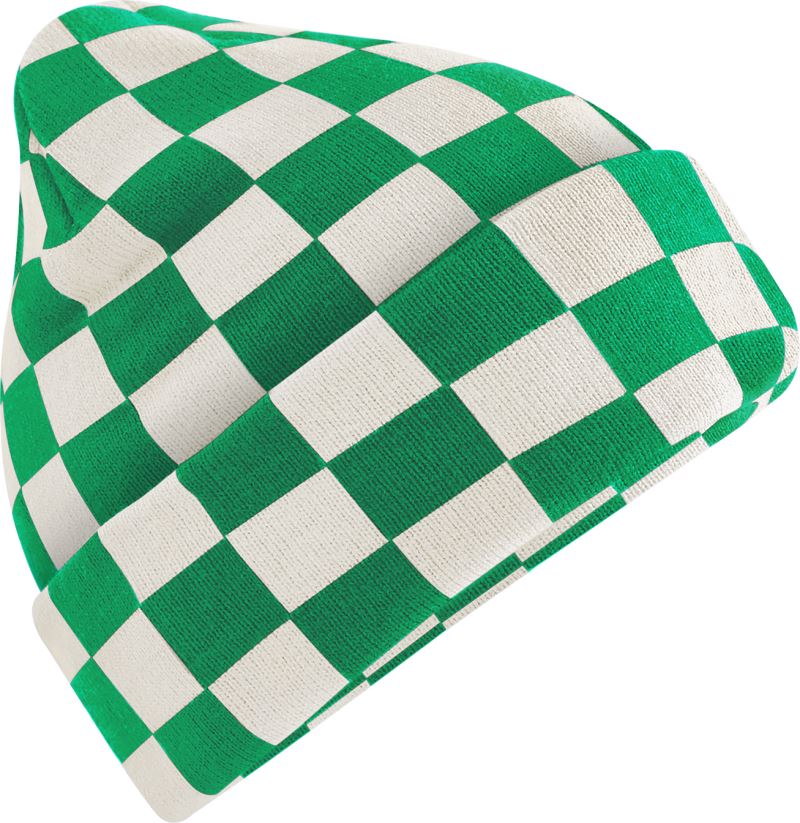 kelly green/off white