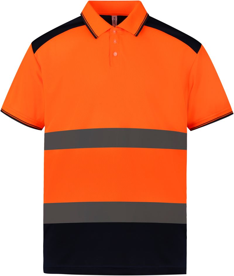 hi vis orange/navy