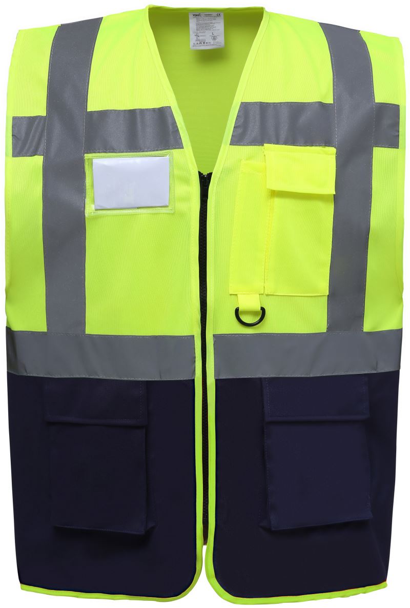 hi vis yellow/navy