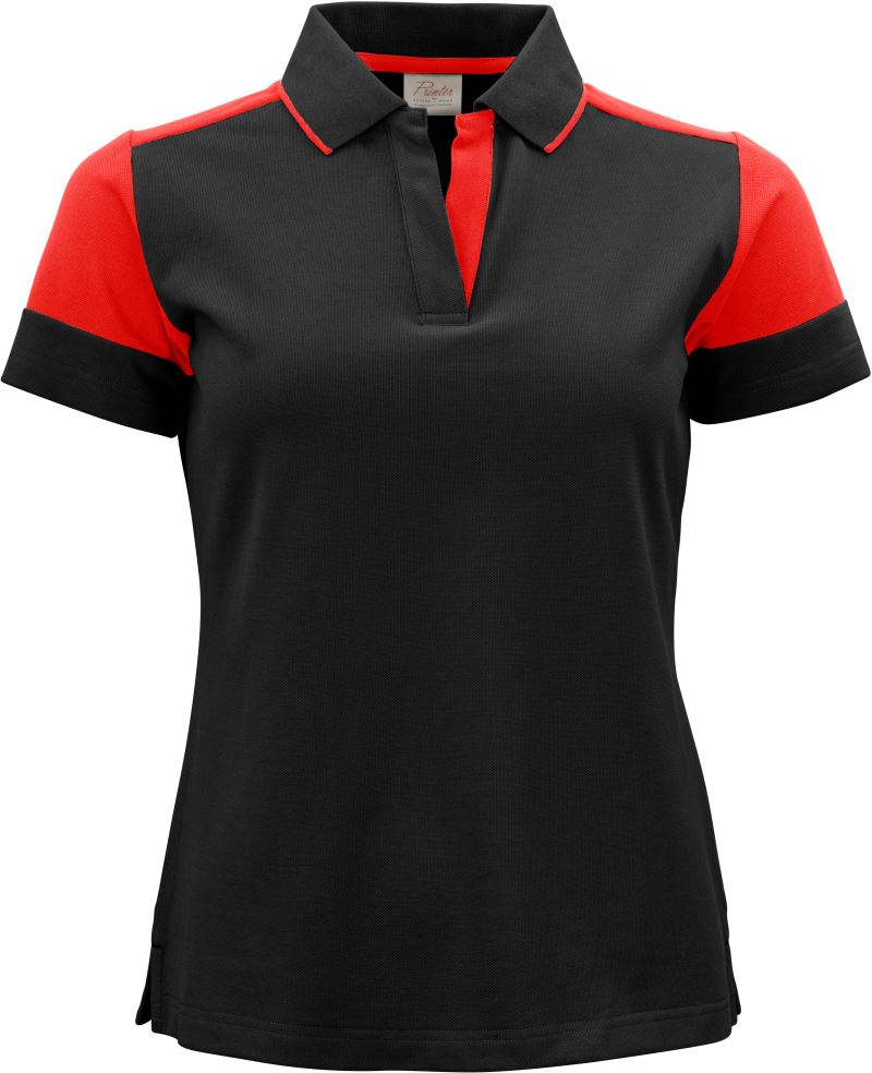 black/red