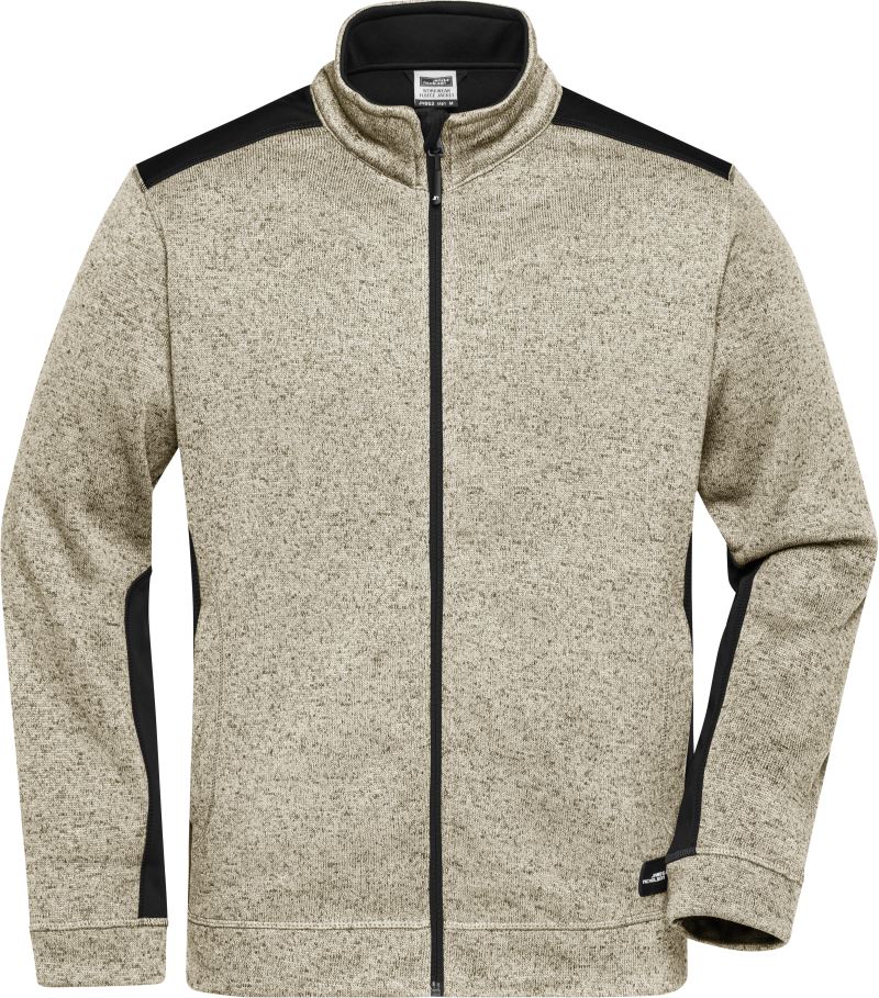 stone melange/black