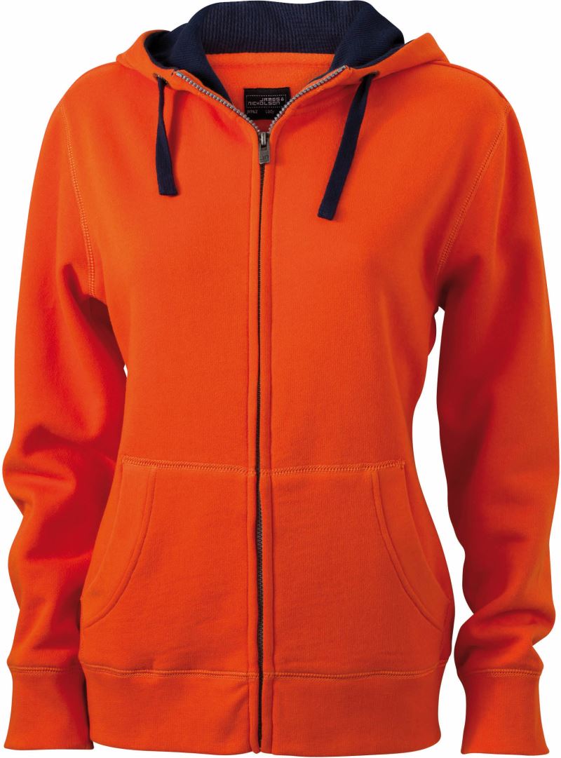 dark orange/navy