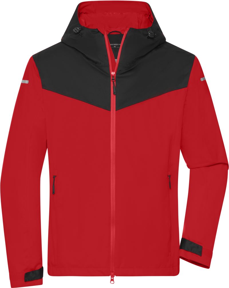 light red/black/light red