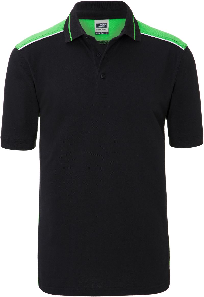 black/lime green
