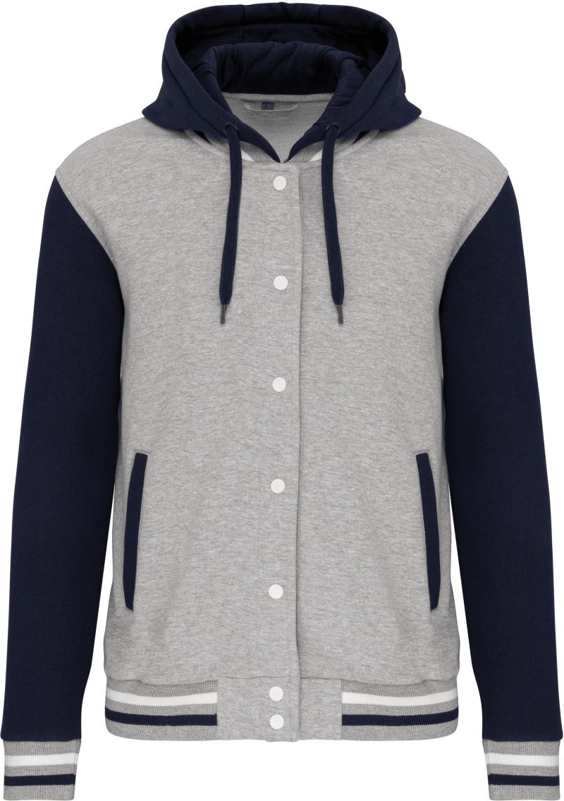 oxford grey/navy/white