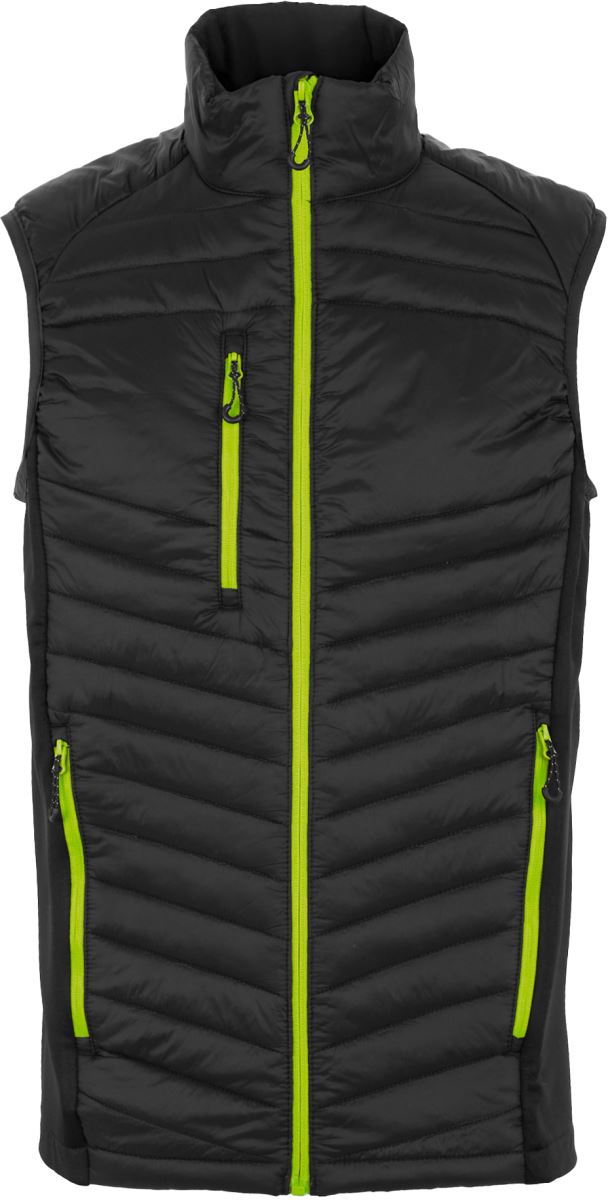 black/lime green