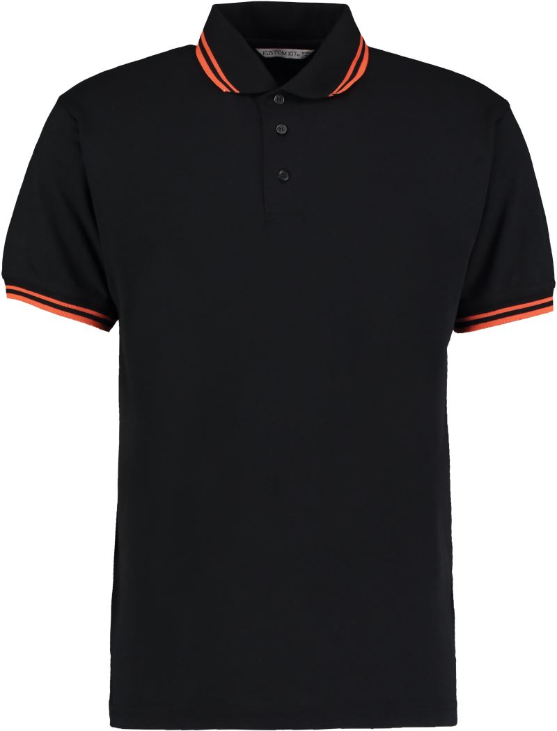 black/bright orange