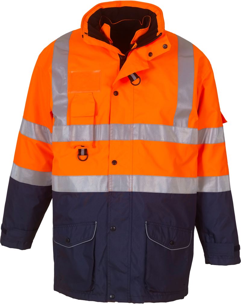hi vis orange/navy