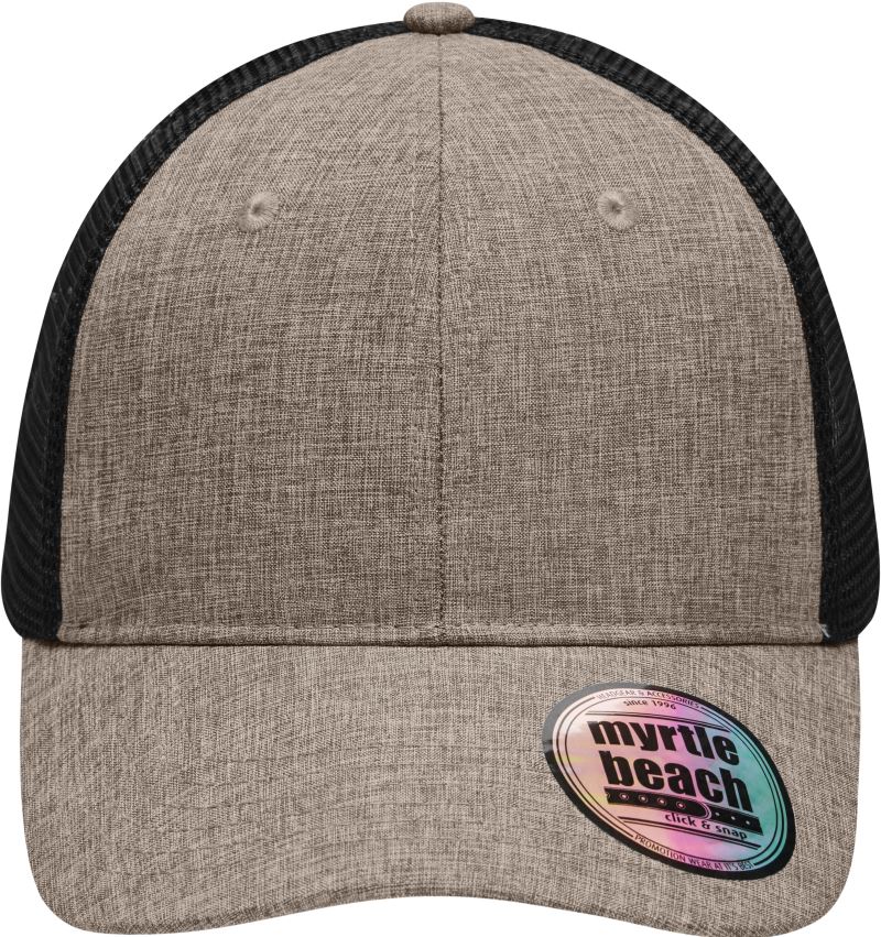 brown melange/black