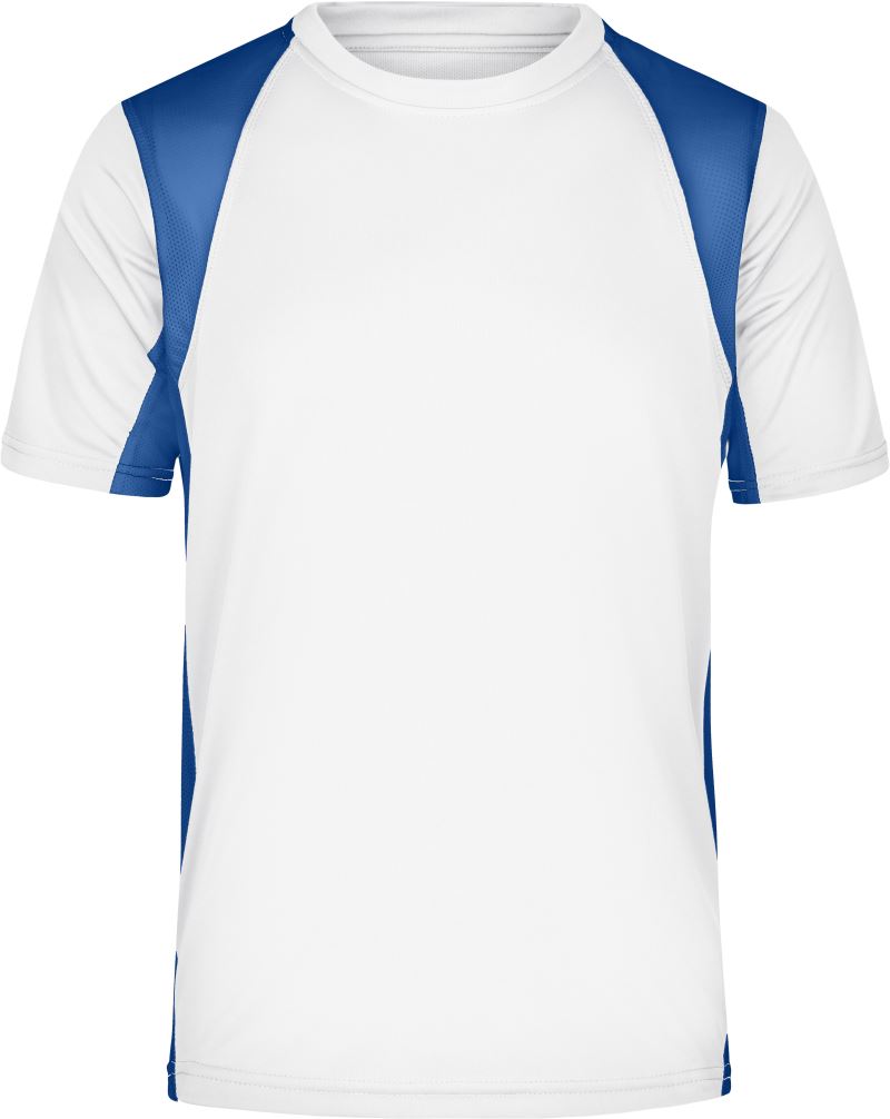 white/royal blue