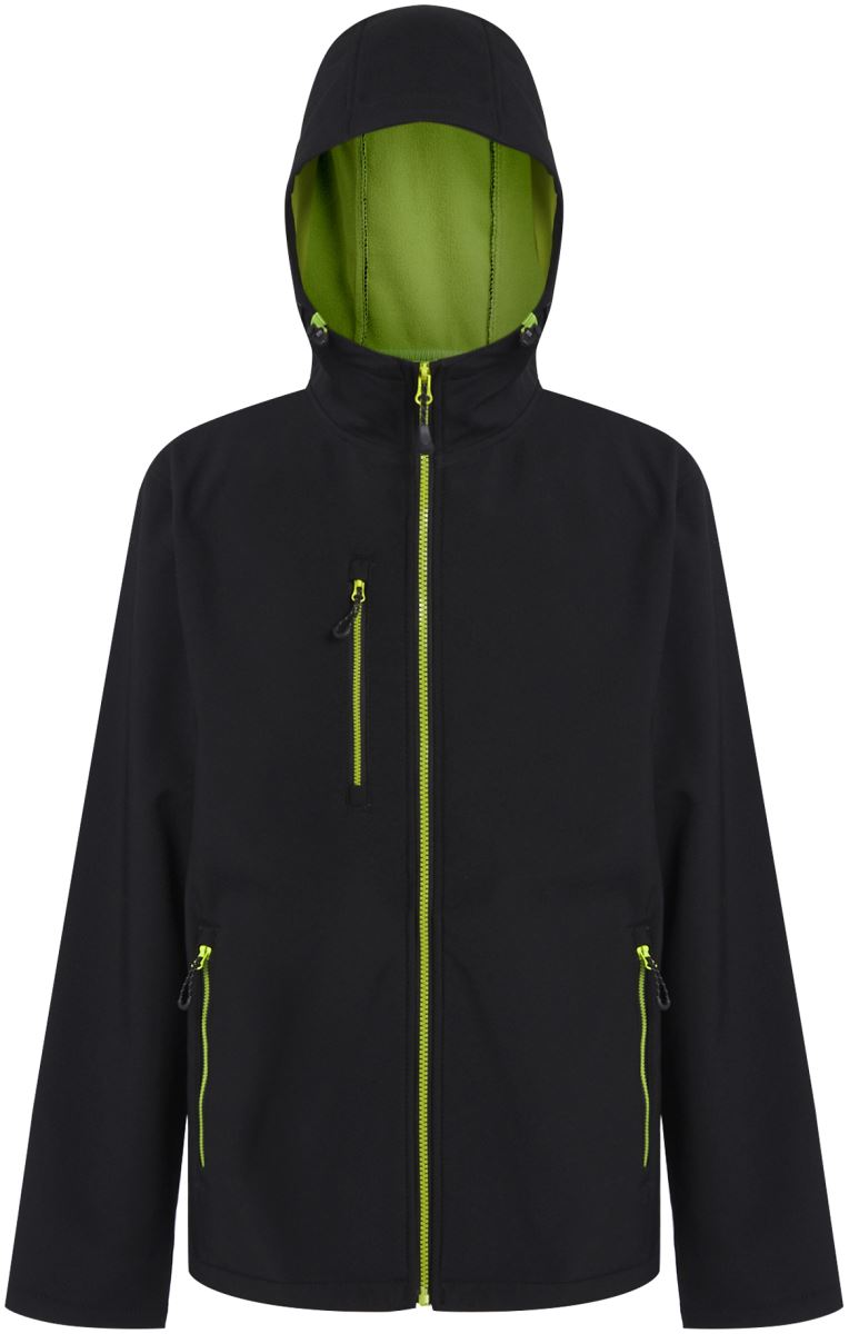 black/lime green