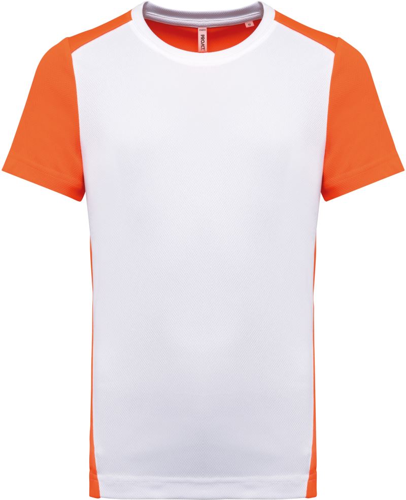 white/fluorescent orange