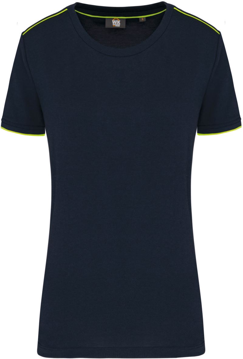 navy/fluorescent yellow