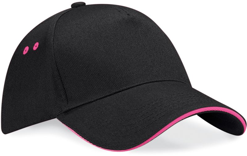 black/fuchsia