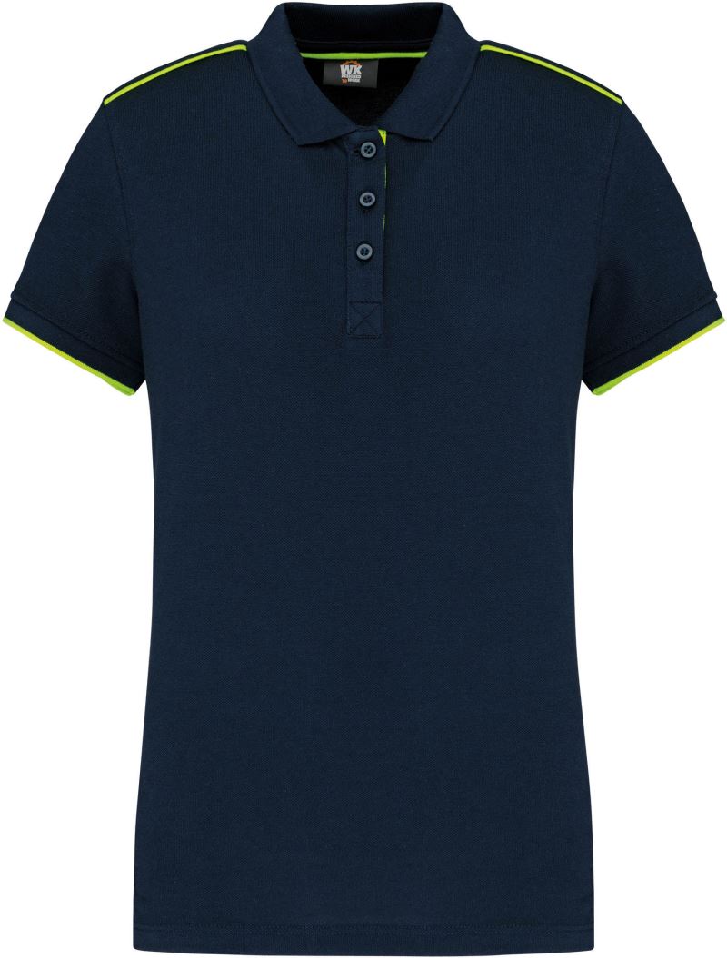 navy/fluorescent yellow
