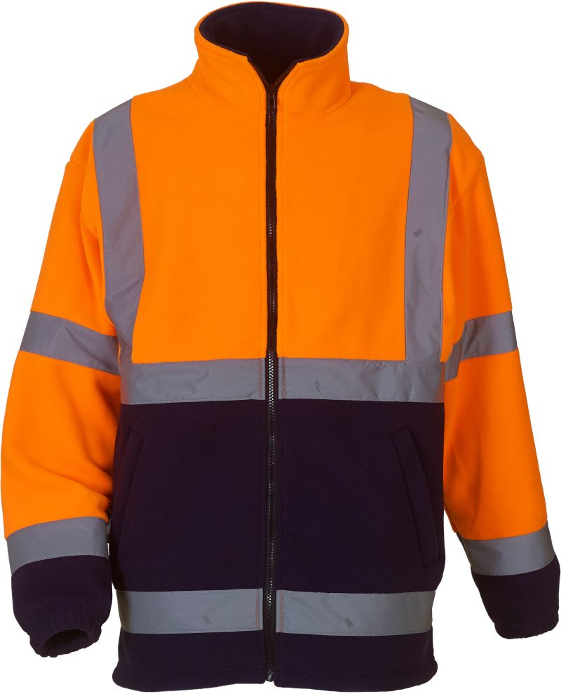 hi vis orange/navy