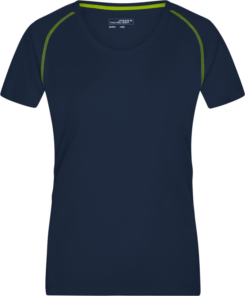 navy/bright yellow