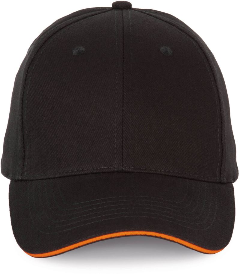black/orange