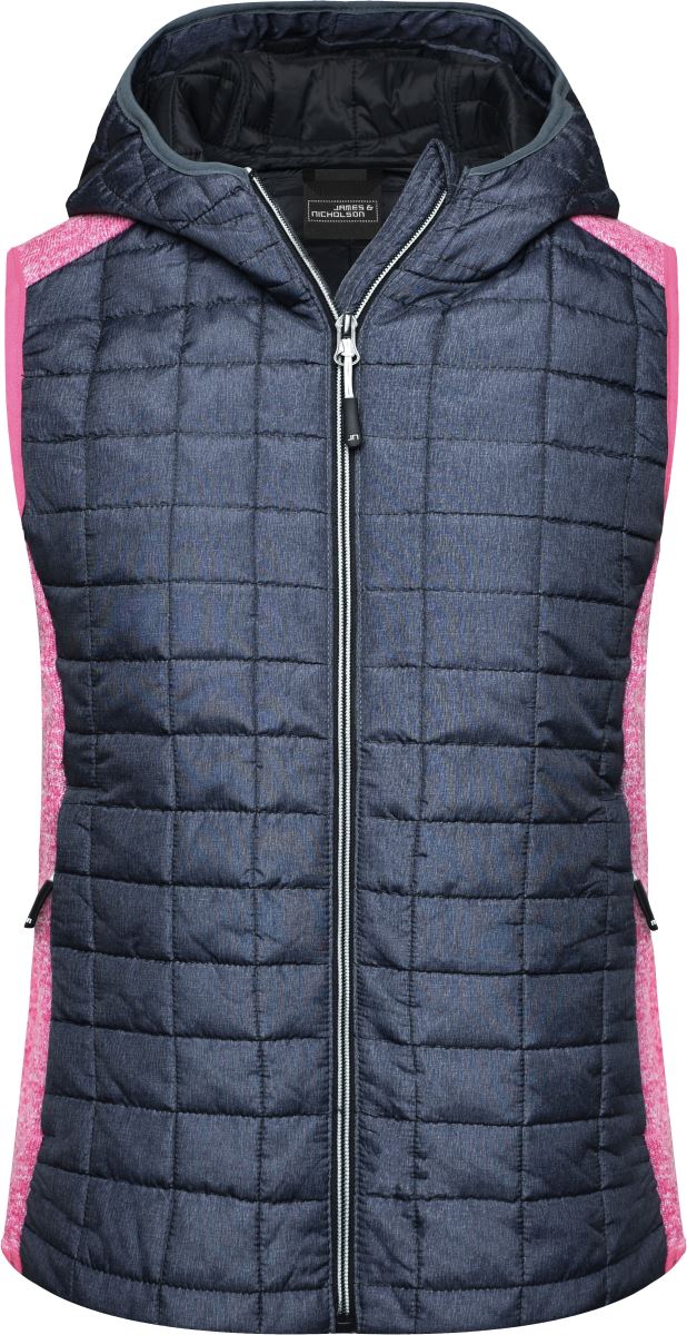 pink melange/anthracite melange