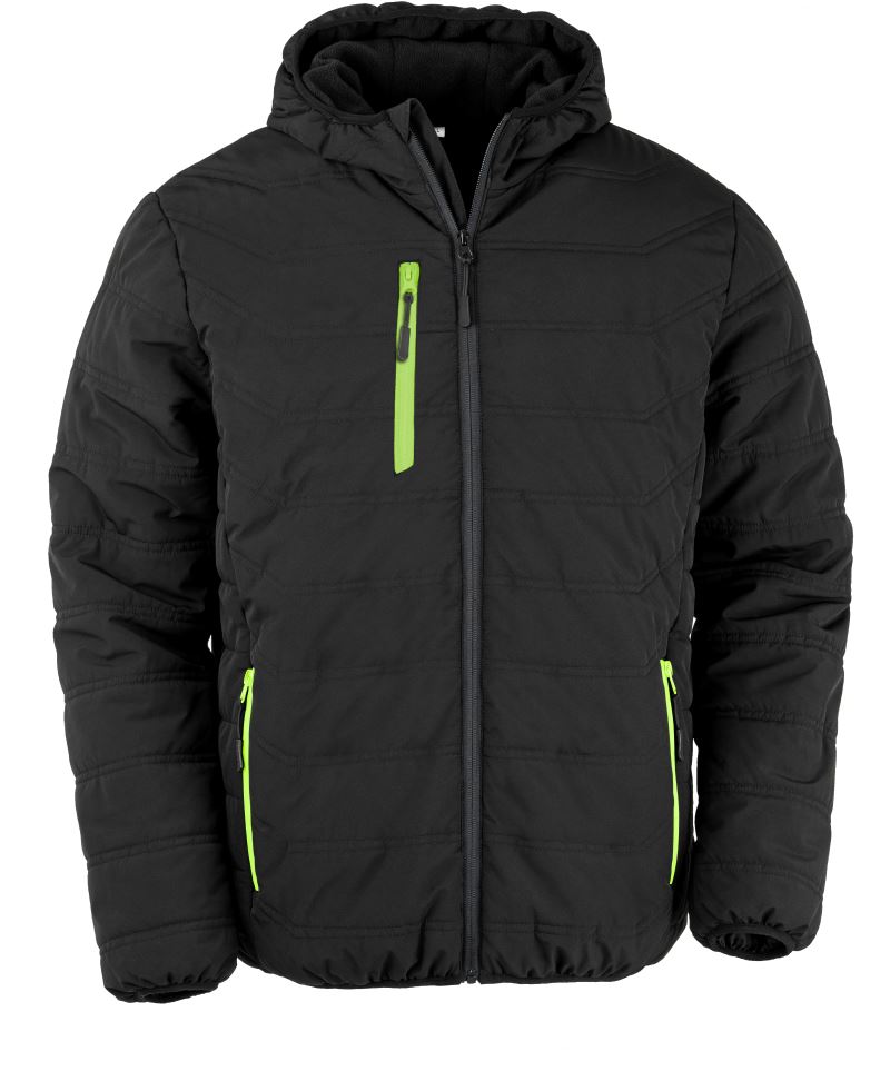 black/lime