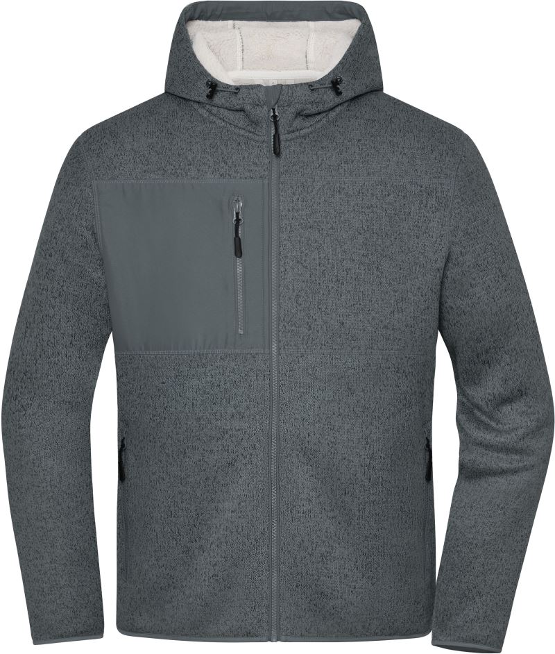 metal grey melange/nature