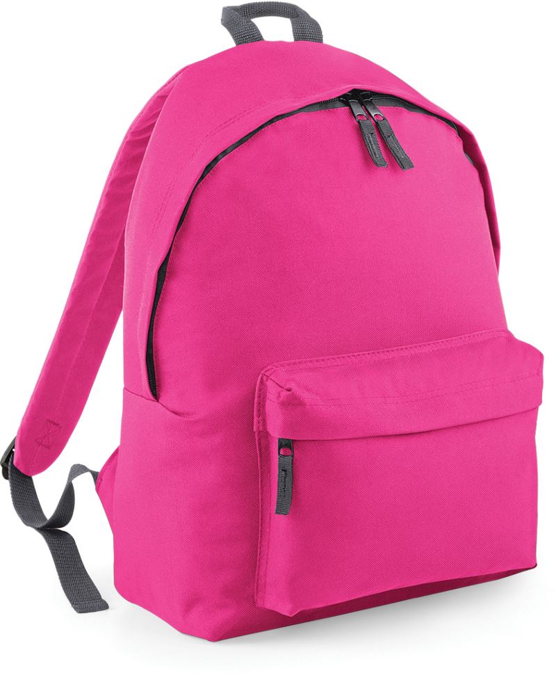 fuchsia/graphite grey