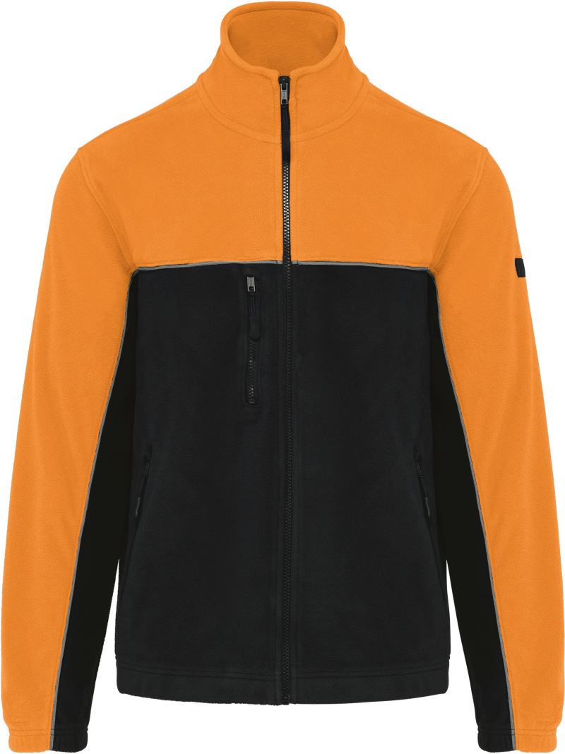 black/orange