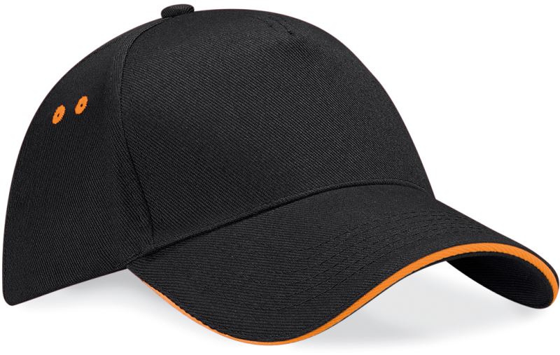 black/orange