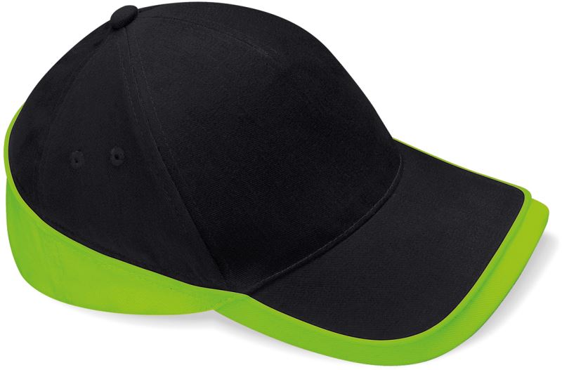 black/lime green