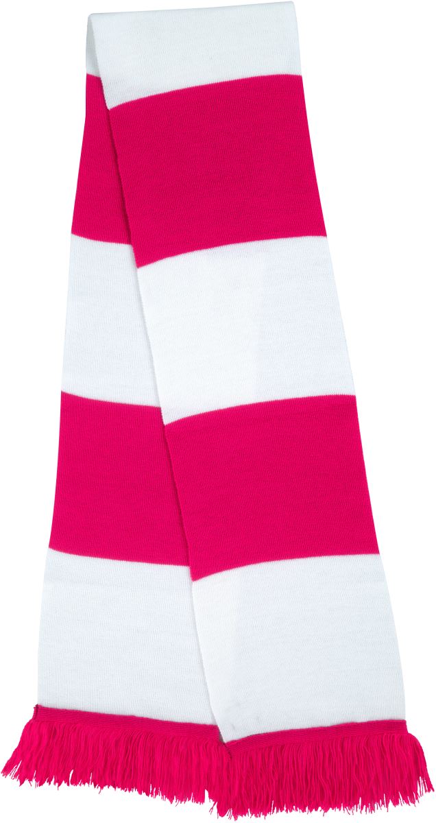 fuchsia/white