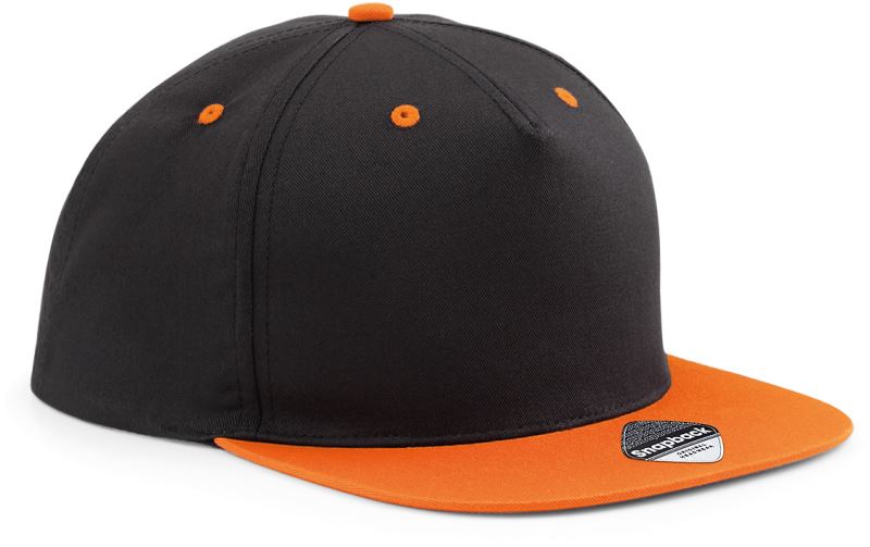 black/orange