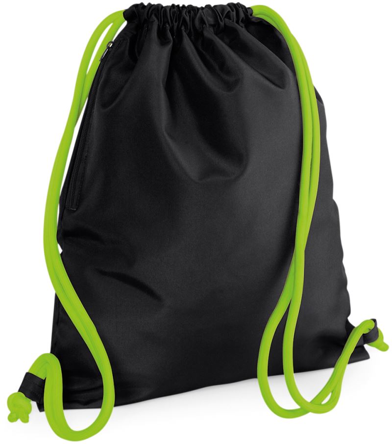 black/lime green