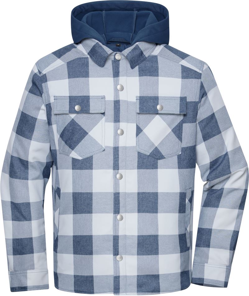 deep blue/foggy grey